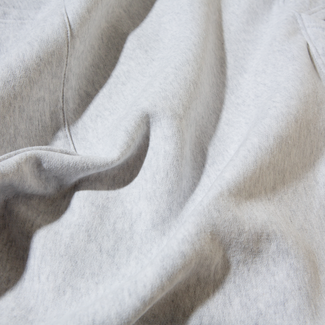 Hoodie aus Bio-Baumwolle in Grau