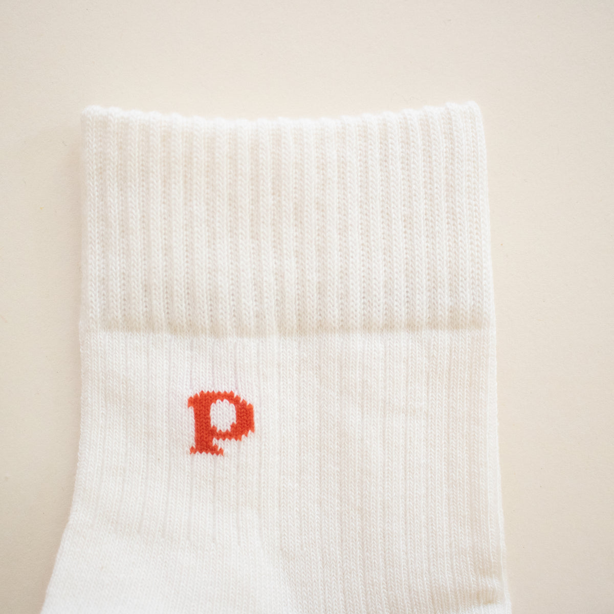 The Casual - Organic Cotton Sneaker Socks in Off-White
