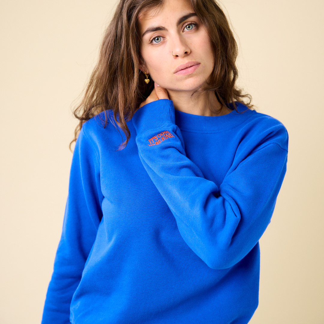 Kindness Sweater Set in Königsblau