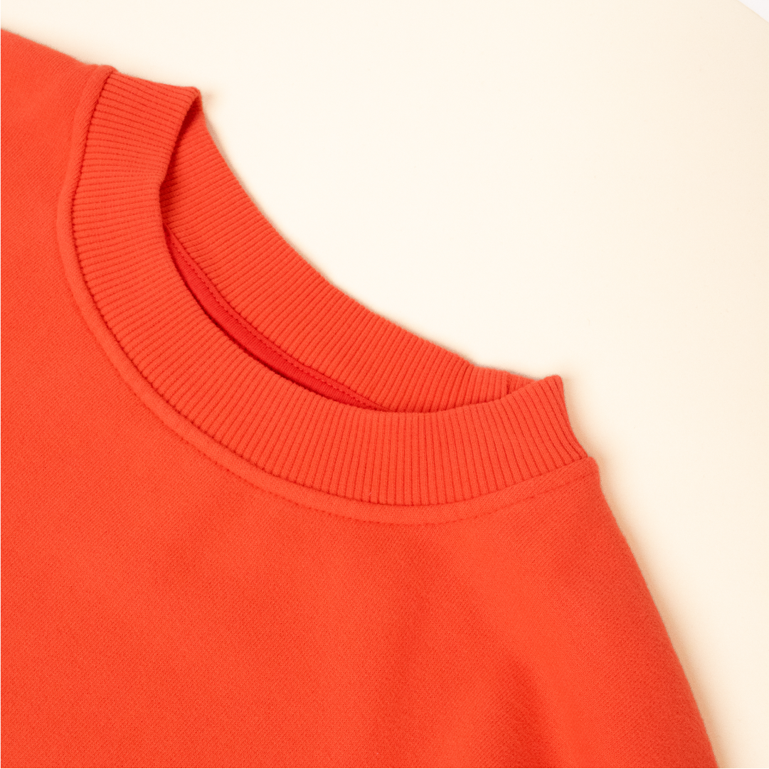 Kindness Sweater aus Bio-Baumwolle in popeia Rot