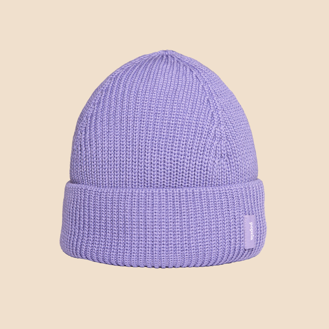 Matching Mama - Beanie Set in Lila