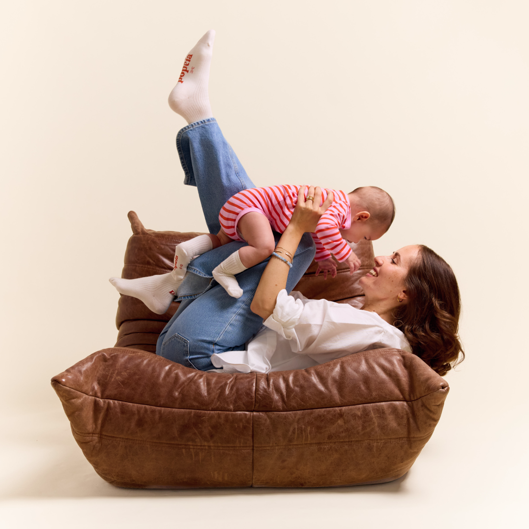 Matching Mama - 6-pack (The Casual): Organic Cotton Socks in Off-White