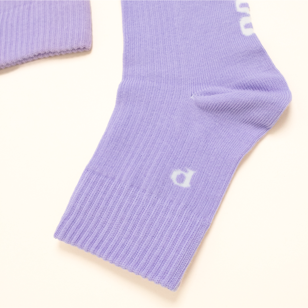 The Casual - Ankle Socken aus Bio-Baumwolle in Lila