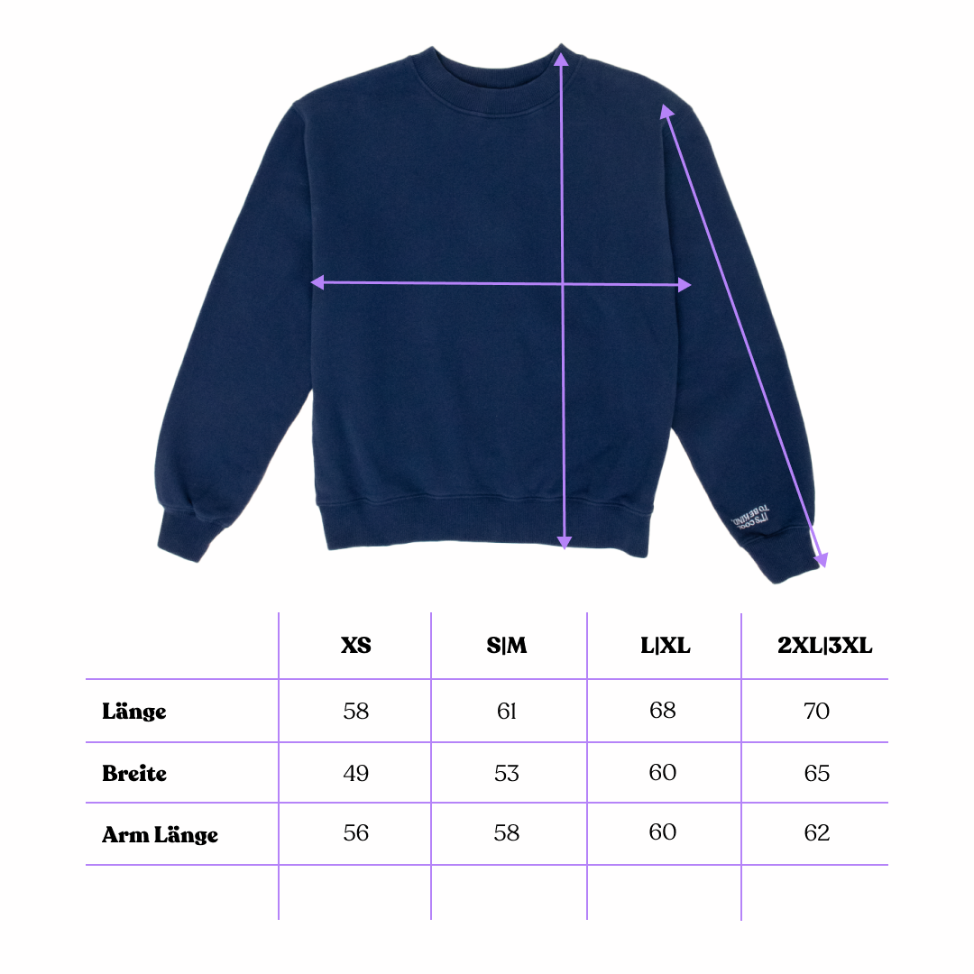 Kindness Sweater Set in Dunkelblau (Washed)