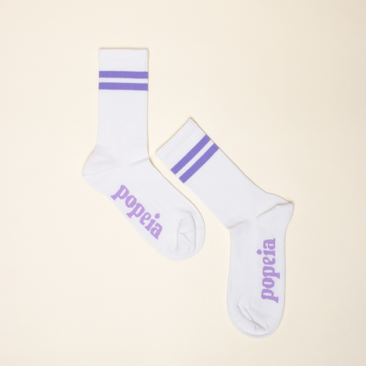 The Tennis Set: Organic Cotton Socks in Off-White