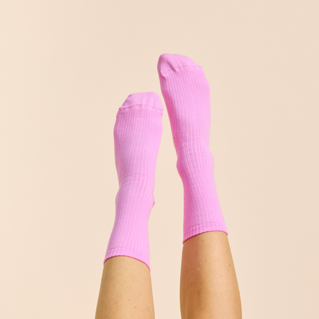 The Casual - Socken aus Bio-Baumwolle in Pink