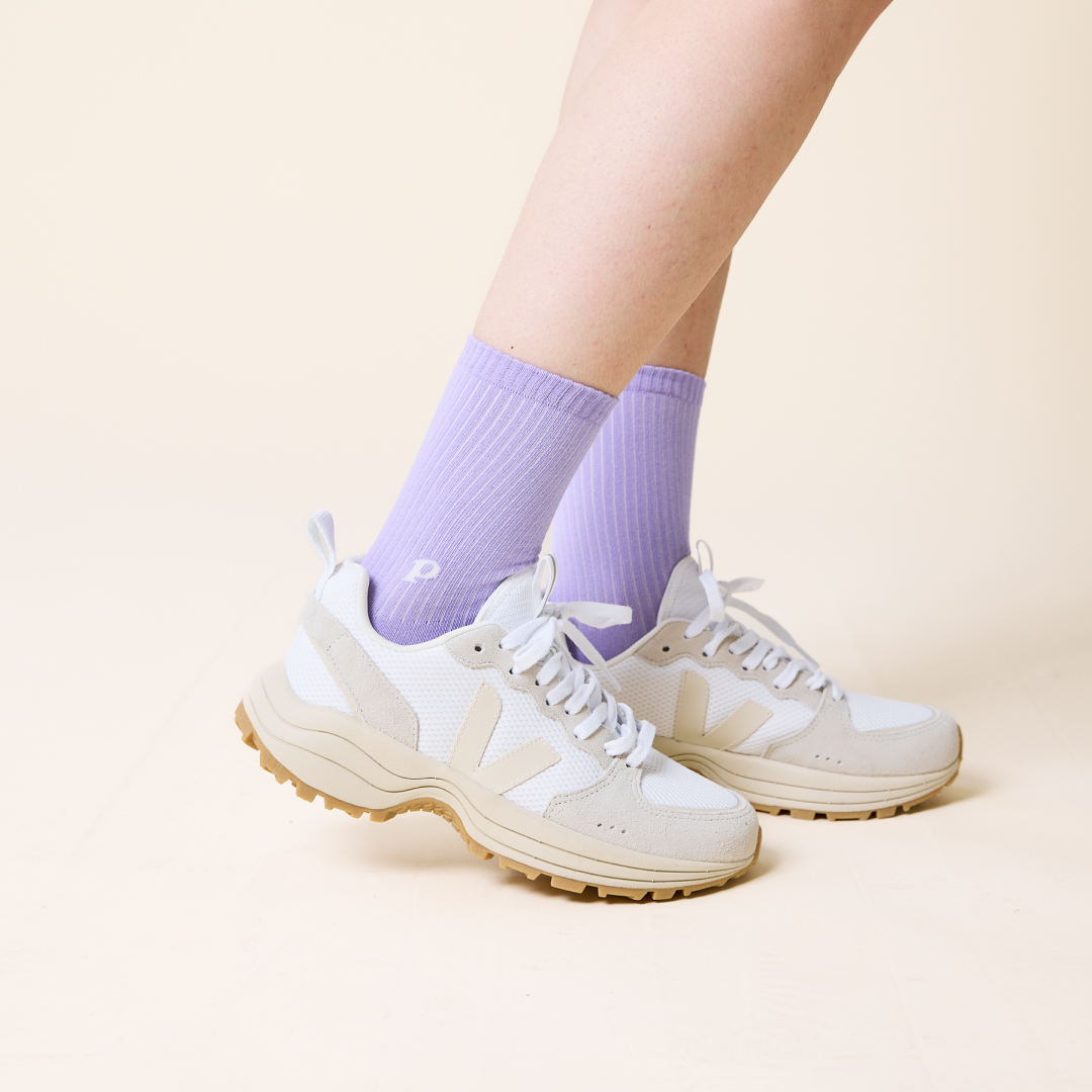 Gemischtes Set: Socken aus Bio-Baumwolle in Bunt & Off-White