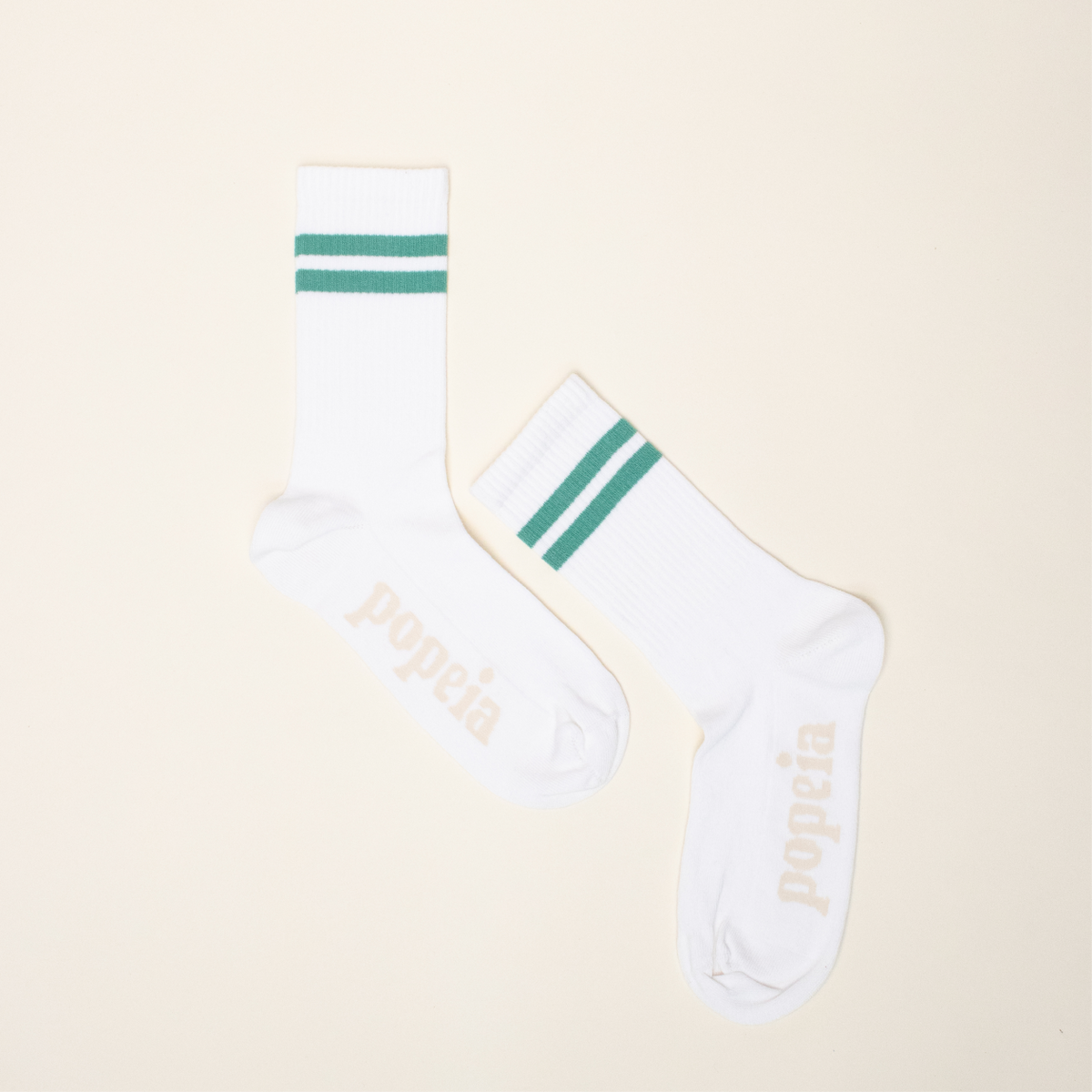 The Tennis Set: Organic Cotton Socks in Off-White