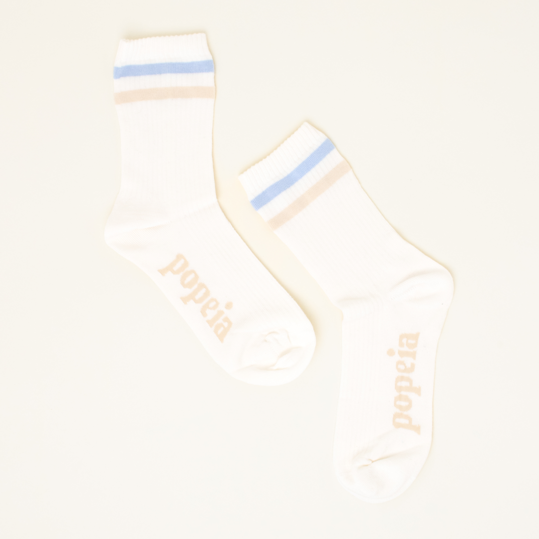 The Sporty (hellblau) - Socken aus Bio-Baumwolle