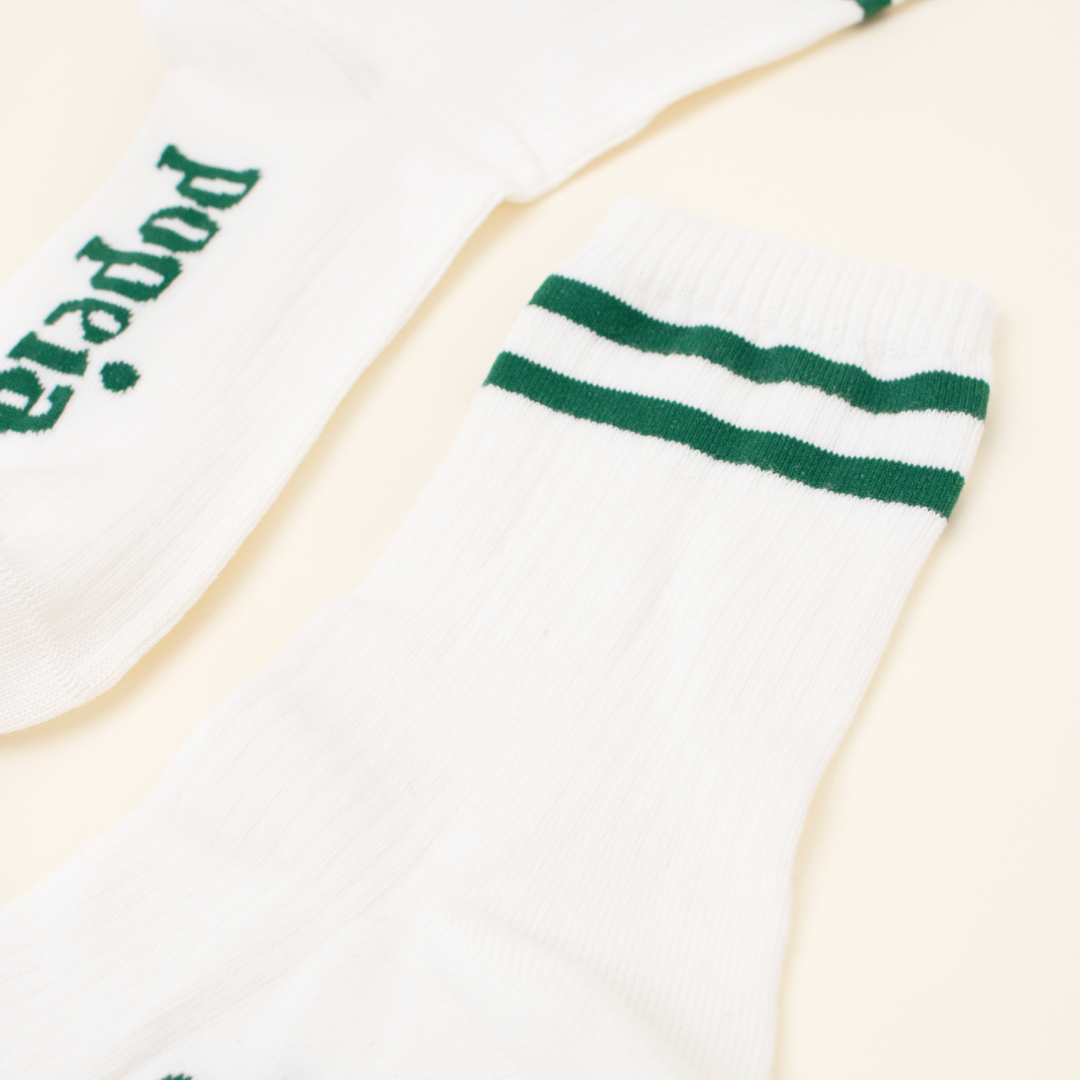 The Sporty - Socken aus Bio-Baumwolle in Grün