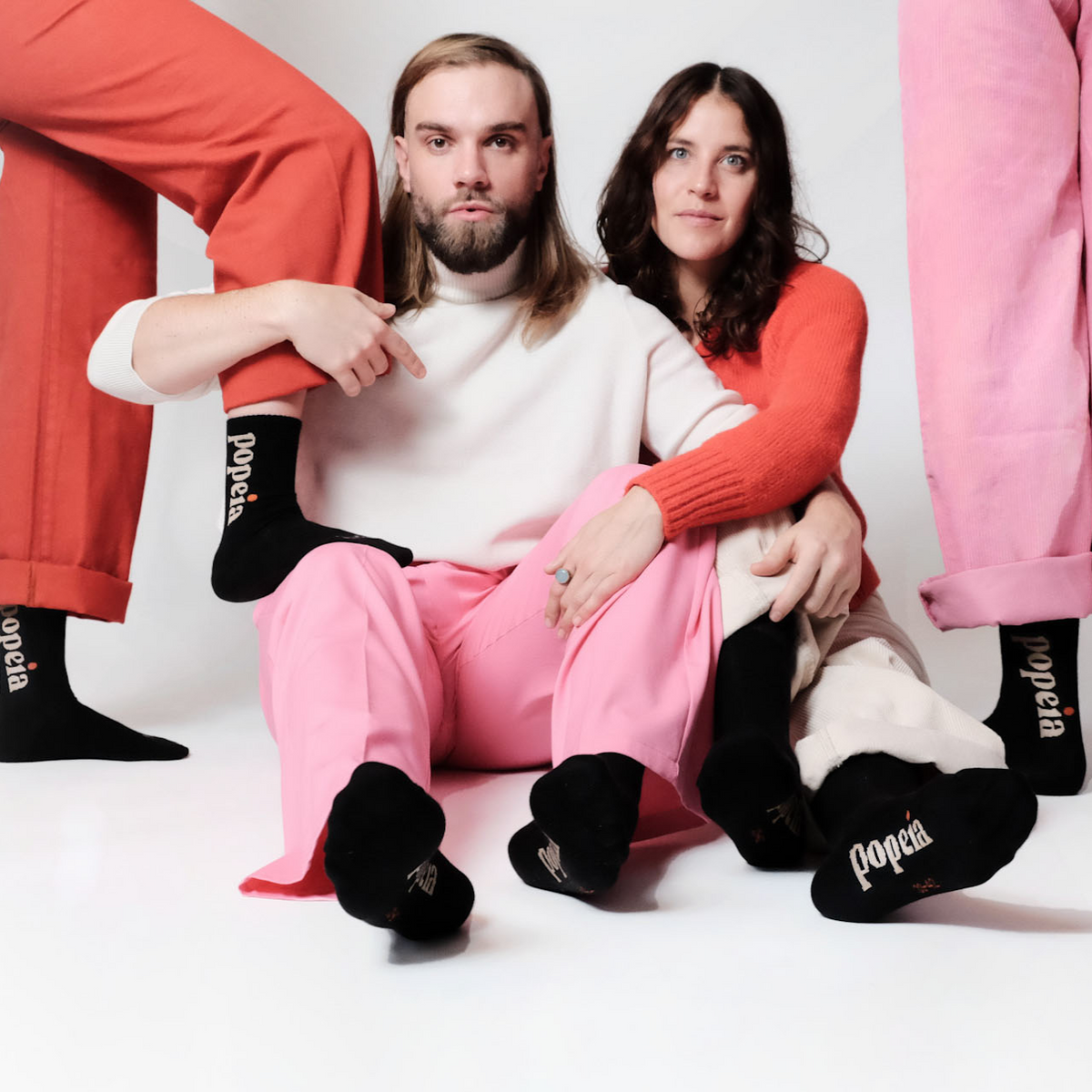 The Bold - Socken aus Bio-Baumwolle in Schwarz
