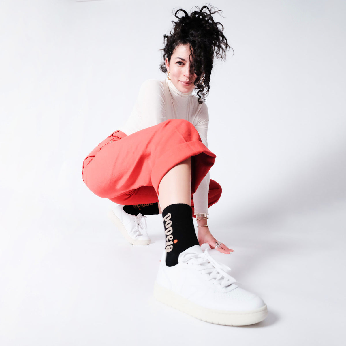The Bold - Socken aus Bio-Baumwolle in Schwarz