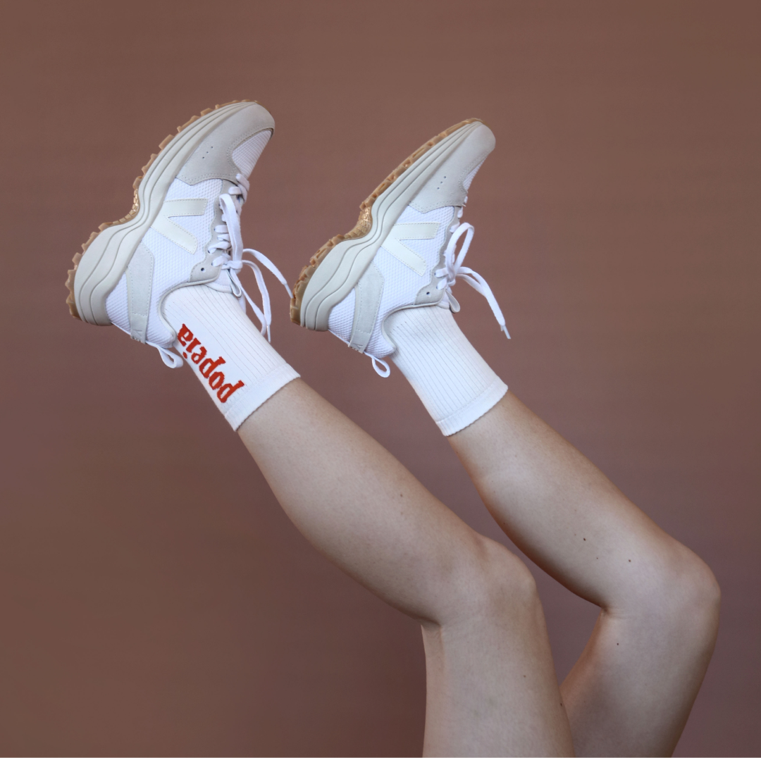 The Bold - Socken aus Bio-Baumwolle in Off-White