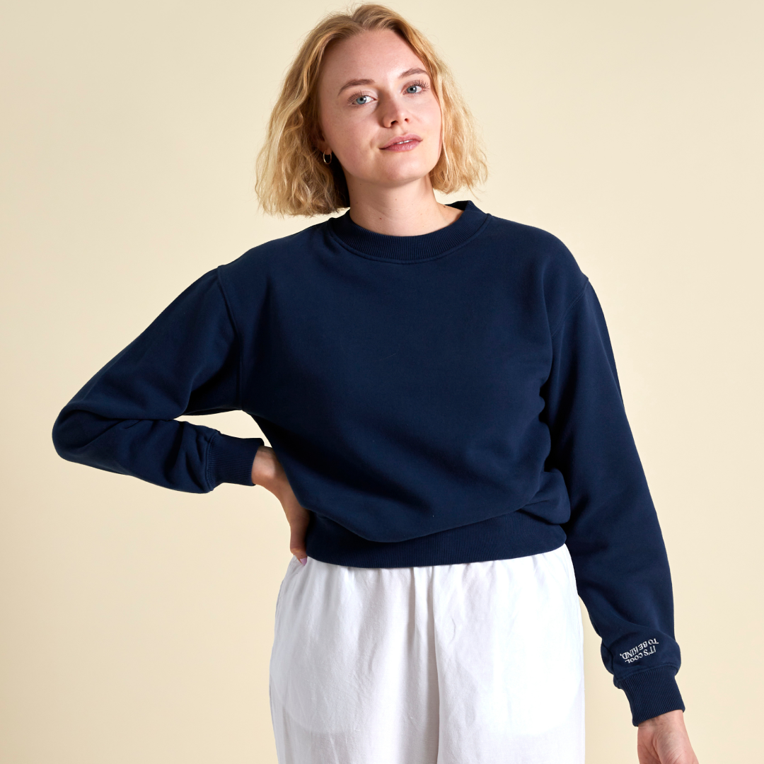 Kindness Sweater Set in Dunkelblau (Washed)