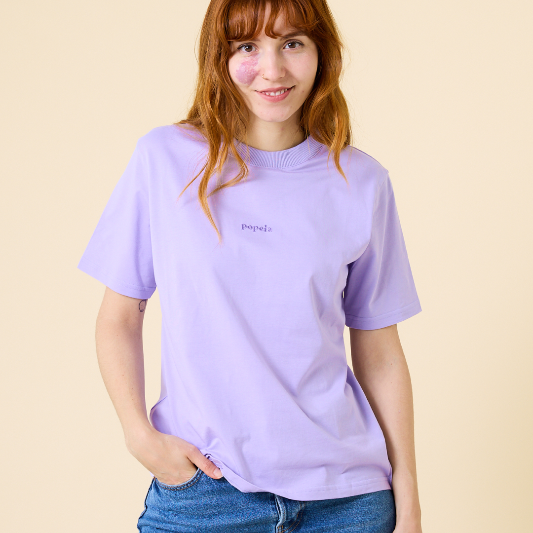 T-Shirt Set in Lila
