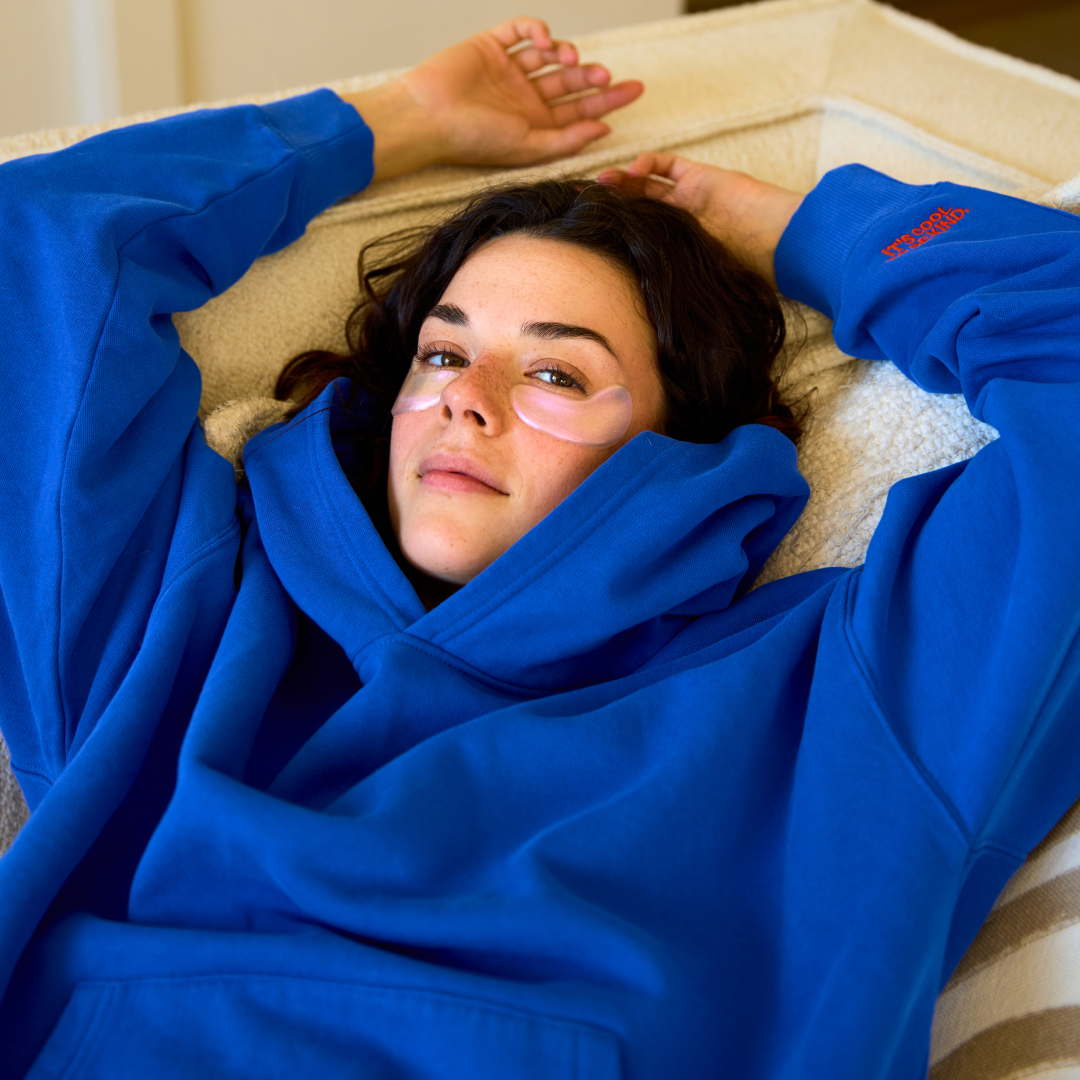 Hoodie Set in Königsblau