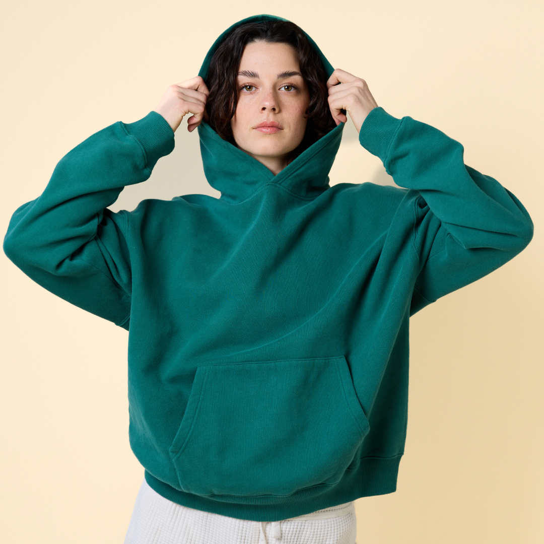 Hoodie Set in Grün