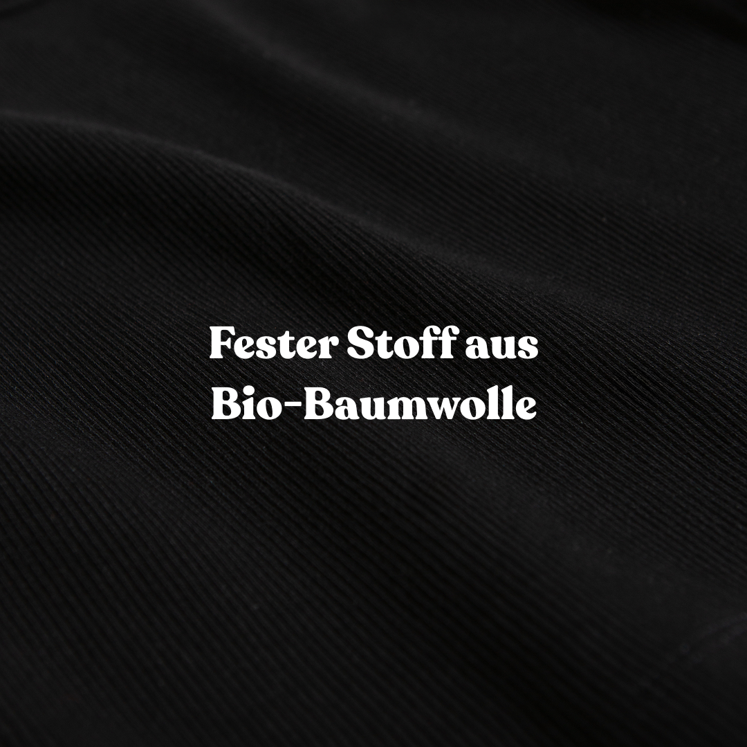 The 24/7 Top aus Bio-Baumwolle in Schwarz
