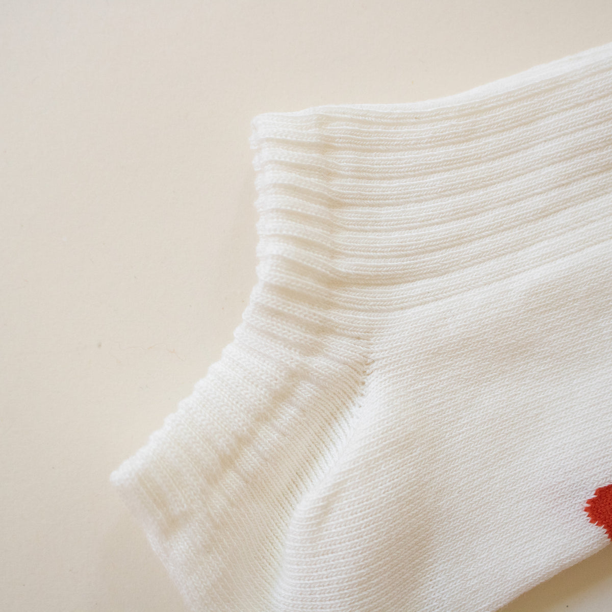 Sneakersocken aus Bio-Baumwolle in Off-White