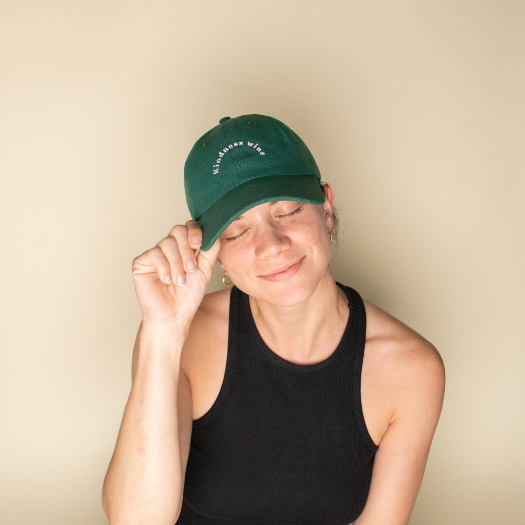Kindness Cap in Dunkelgrün