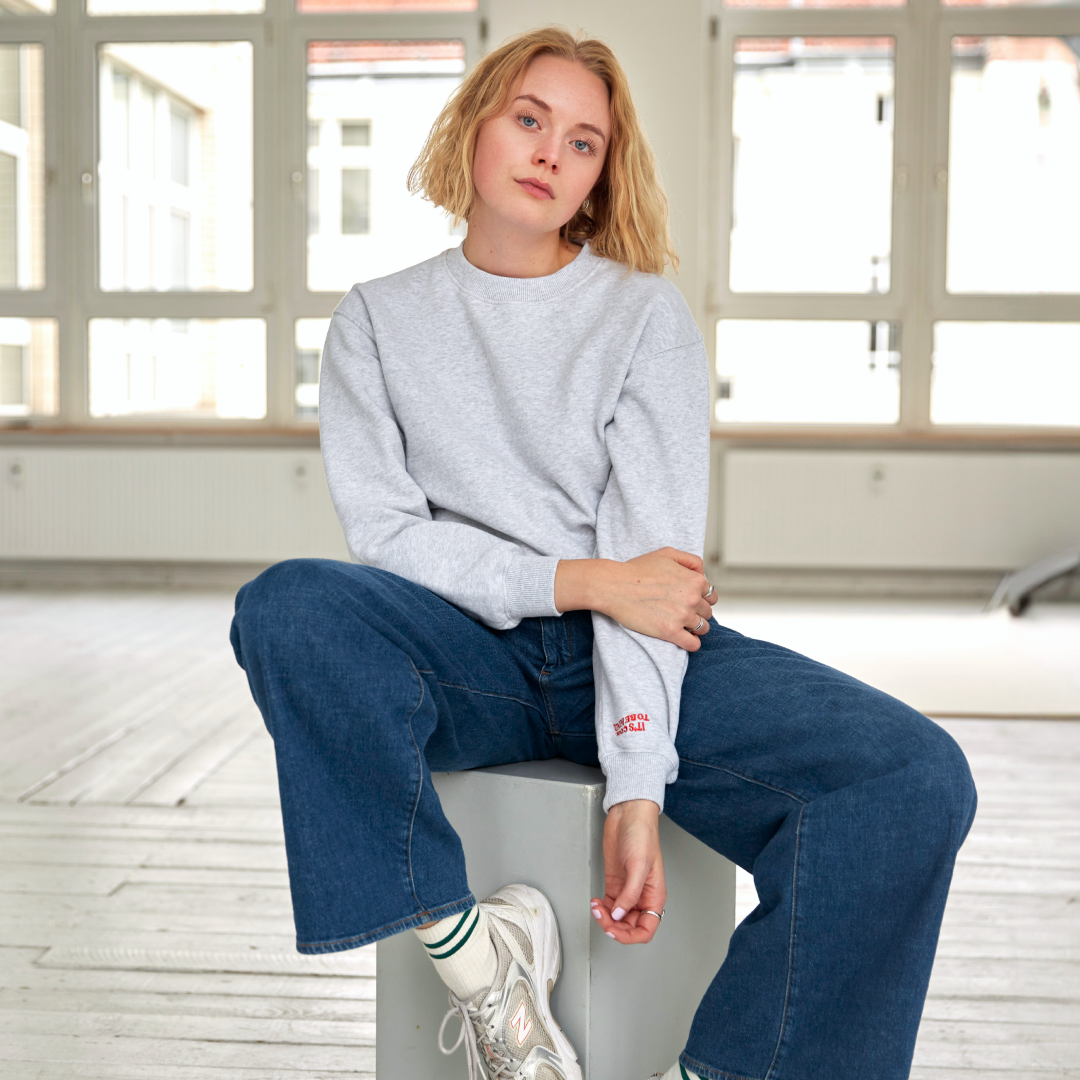 Kindness Sweater Set in Grau