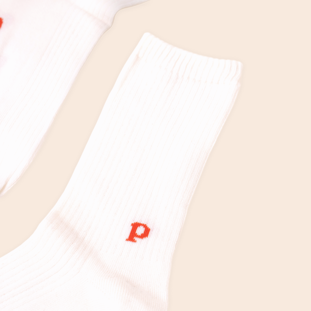 Matching Mama - 6-pack (The Casual): Organic Cotton Socks in Off-White