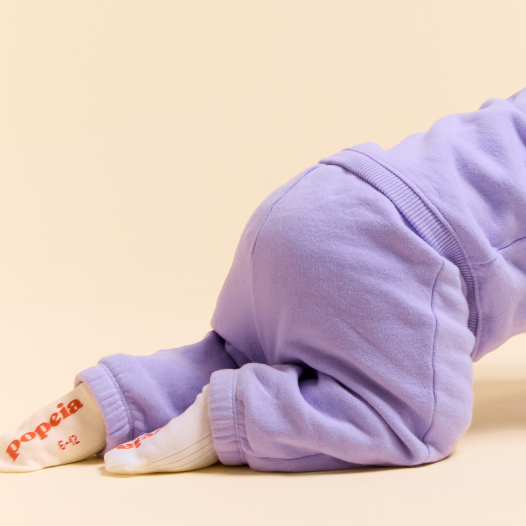 Baby Kindness Organic Cotton Sweatpants in Lilac