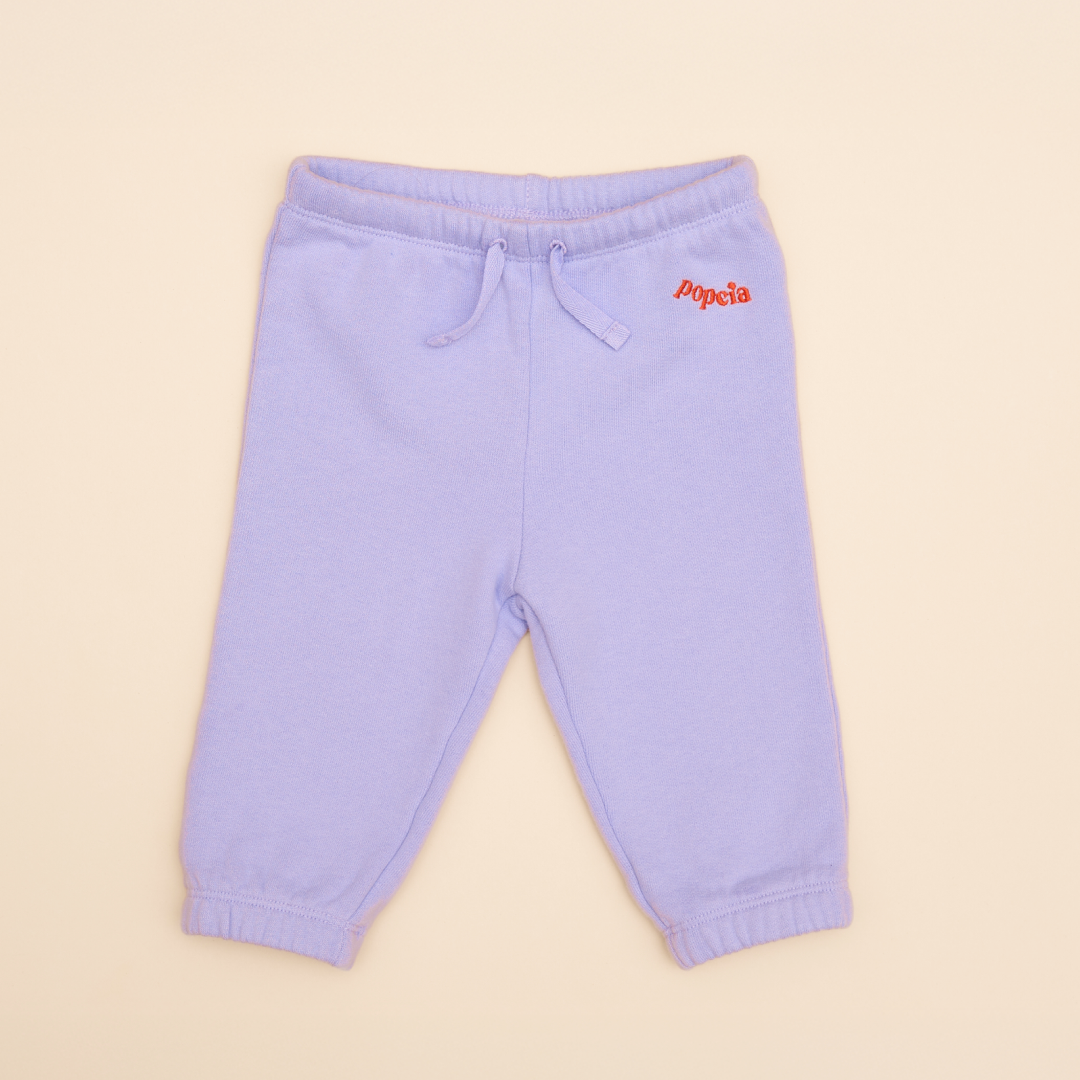 Baby Kindness Sweatpants aus Bio-Baumwolle in Lila