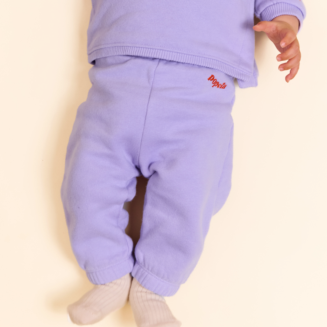 Baby Kindness Organic Cotton Sweatpants in Lilac