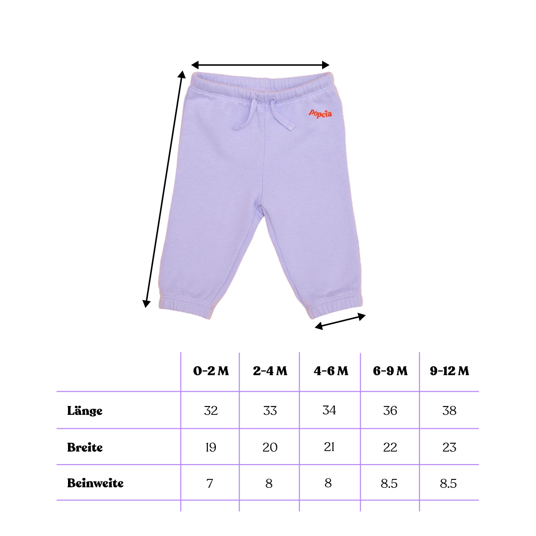 Baby Kindness Organic Cotton Sweatpants in Lilac