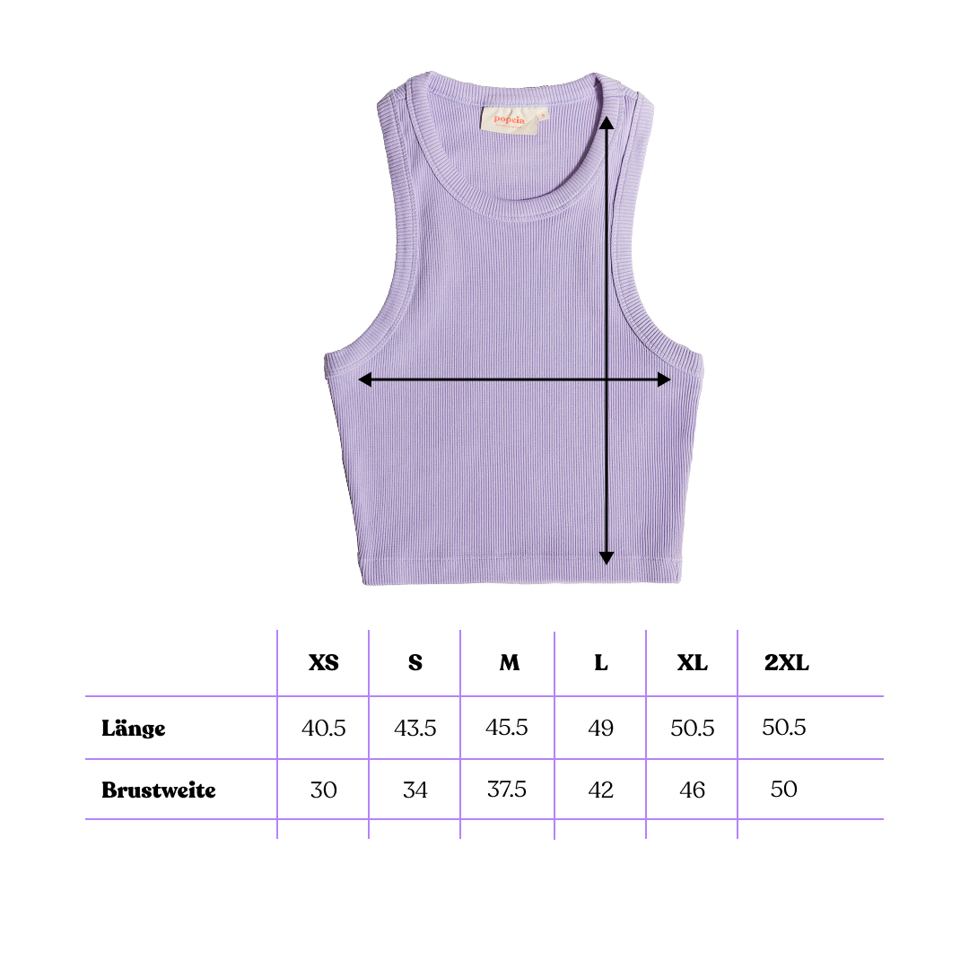 The 24/7 Crop Top aus Bio-Baumwolle in Lila