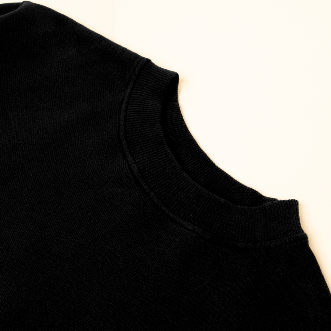 Kindness Sweater aus Bio-Baumwolle in Schwarz