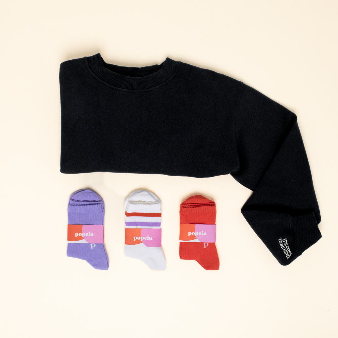 Kindness Sweater Set in Schwarz