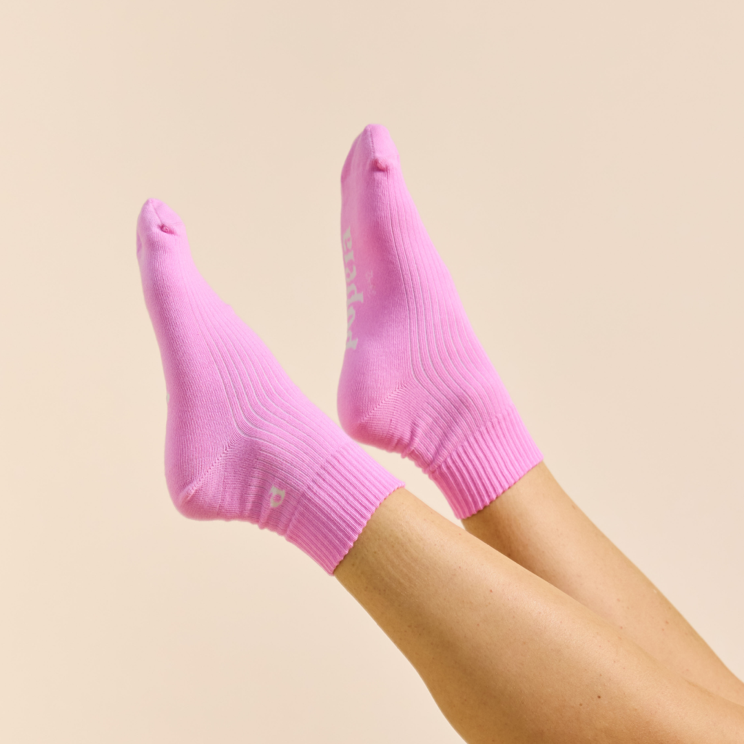 The Casual - Ankle Socken aus Bio-Baumwolle in Pink