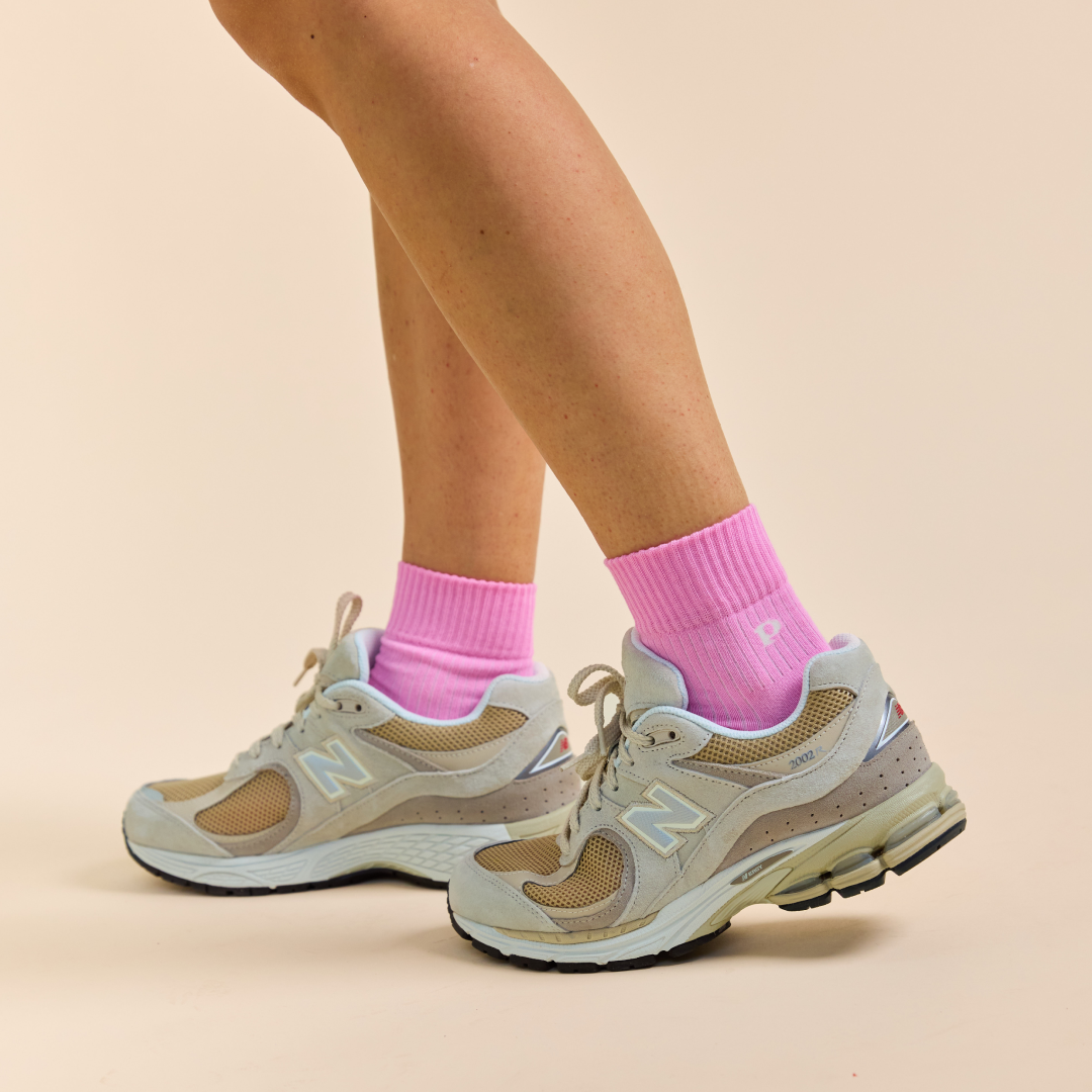 The Casual - Ankle Socken aus Bio-Baumwolle in Pink