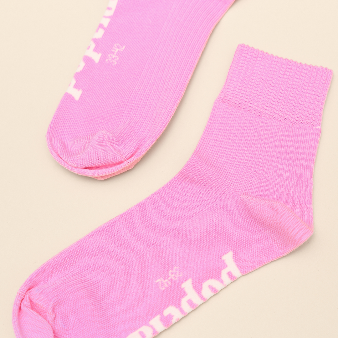The Casual - Ankle Socken aus Bio-Baumwolle in Pink
