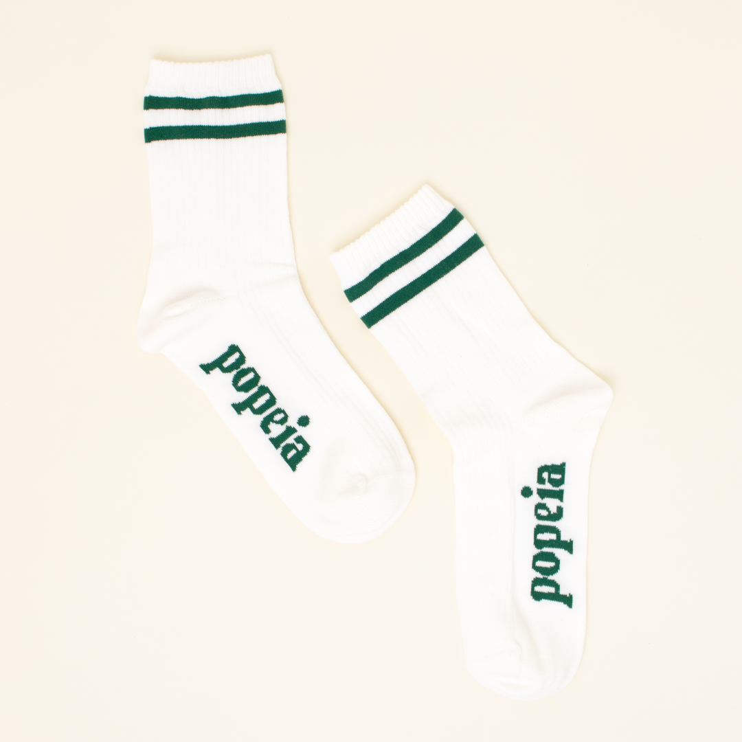 The Sporty - Socken aus Bio-Baumwolle in Grün