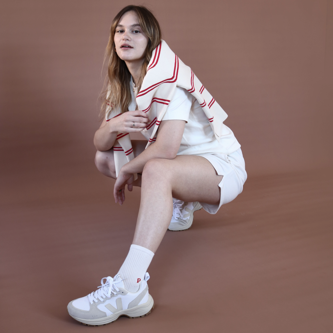 Gemischtes Set: Socken aus Bio-Baumwolle in Off-White