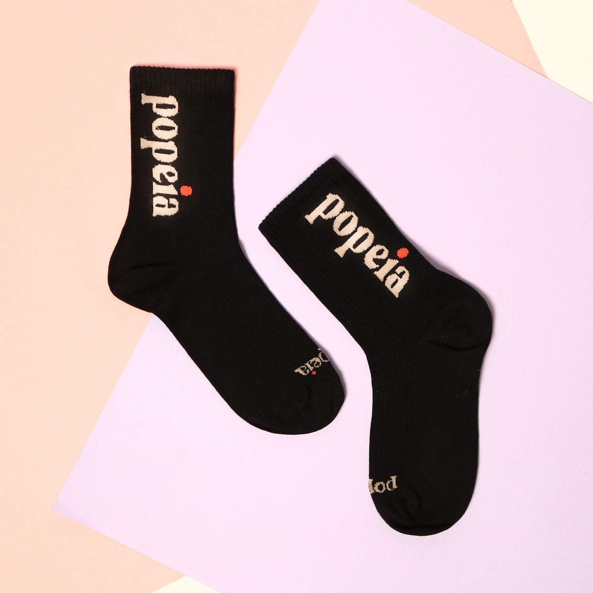 The Bold - Socken aus Bio-Baumwolle in Schwarz